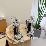 SUPER WHOLESALE | Open-toe Lace Up Heels(11cmh)