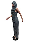 SUPER WHOLESALE | Cargo Denim Jumpsuit