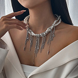 SUPER WHOLESALE |Pearl Chain Necklace