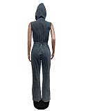 SUPER WHOLESALE | Cargo Denim Jumpsuit
