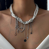 SUPER WHOLESALE |Pearl Chain Necklace