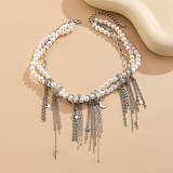 SUPER WHOLESALE |Pearl Chain Necklace