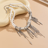 SUPER WHOLESALE |Pearl Chain Necklace