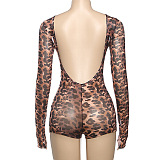 SUPER WHOLESALE |  Leopard Romper