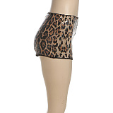 SUPER WHOLESALE |  Leopard Sequin Shorts