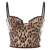 SUPER WHOLESALE |  Leopard Sequin Tank