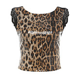 SUPER WHOLESALE |  Leopard Sequin Vest
