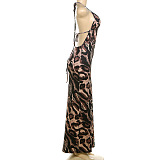 SUPER WHOLESALE |  Halter Open-back Dress