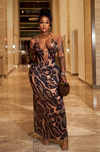 SUPER WHOLESALE |  Halter Open-back Dress