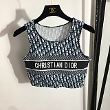 SUPER WHOLESALE | Monogram Printed Legging Suit with Tank Top