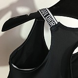 SUPER WHOLESALE | Plaid Printed Legging Suit with Tank Top