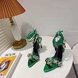 SUPER WHOLESALE | Open-toe Lace Up Heels(11cmh)