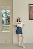 SUPER WHOLESALE | Old Money Monogram Skirt