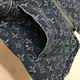 SUPER WHOLESALE | Old Money Monogram Denim Skirt Set