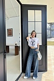 SUPER WHOLESALE | Old Money Monogram Jeans