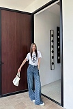 SUPER WHOLESALE | Old Money Monogram Jeans