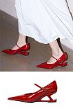 SUPER WHOLESALE | Mary Jane Pumps in Red