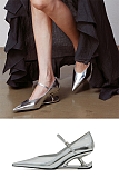 SUPER WHOLESALE | Mary Jane Pumps in Silver