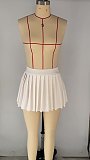 SUPER WHOLESALE |  Pleated Mini Skirt in White
