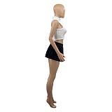 SUPER WHOLESALE |  Pleated Mini Skirt in Black