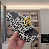 SUPER WHOLESALE |  Leopard Platform Sandals