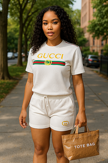 SUPER WHOLESALE | Embossed Shorts Set