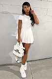 SUPER WHOLESALE |  Pleated Mini Skirt in White