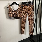 SUPER WHOLESALE |  Leopard Legging Set