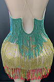 SUPER WHOLESALE |Rainbow Fringe Dress
