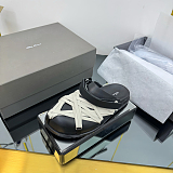 SUPER WHOLESALE | Megalaced Leather  Mules for Women