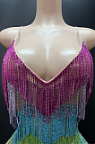 SUPER WHOLESALE |Rainbow Fringe Dress