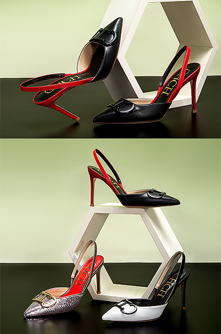 SUPER WHOLESALE | Slingback Pointed Toe Heels
