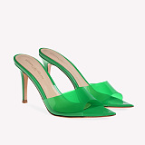 SUPER WHOLESALE | Transparent Open-toe Heels Sandal