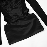 SUPER WHOLESALE | Patchwork See-through Dress
