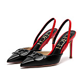 SUPER WHOLESALE | Slingback Pointed Toe Heels