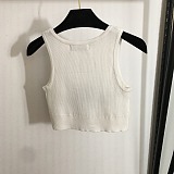 SUPER WHOLESALE | Knitted Crop Tank Top