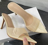 SUPER WHOLESALE | Transparent Open-toe Heels Sandal