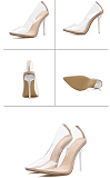 SUPER WHOLESALE | Transparent Heels Sandal