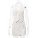 SUPER WHOLESALE | Vest Skirt Set