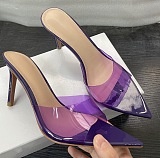 SUPER WHOLESALE | Transparent Open-toe Heels Sandal