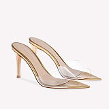 SUPER WHOLESALE | Transparent Open-toe Heels Sandal