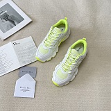 SUPER WHOLESALE |  Sneaker in White and Lime Green