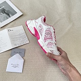 SUPER WHOLESALE |  Sneaker in White and Rose