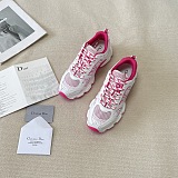 SUPER WHOLESALE |  Sneaker in White and Rose
