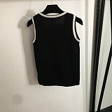 SUPER WHOLESALE |   Knitted Tank Top in Two Tones