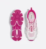 SUPER WHOLESALE |  Sneaker in White and Rose
