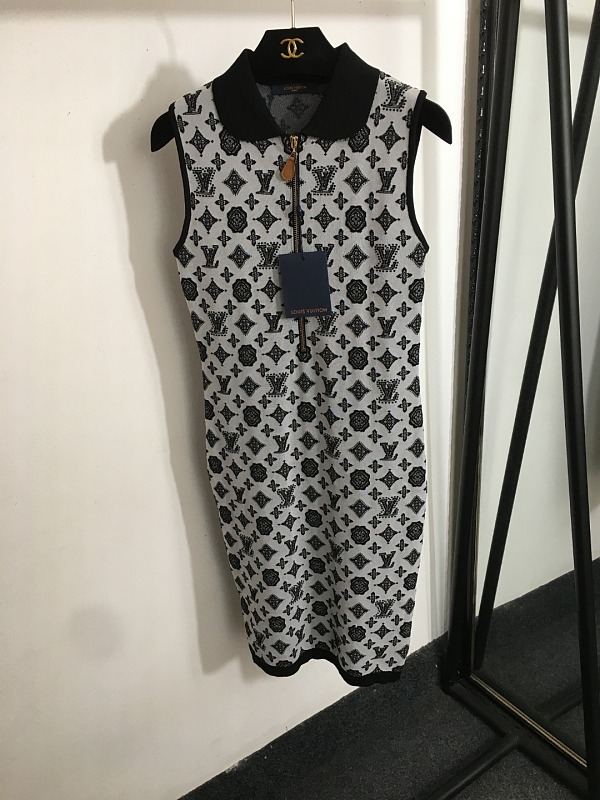 SUPER WHOLESALE | Monogram Off-shoulder Dress
