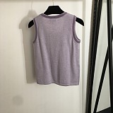 SUPER WHOLESALE |   Knitted Tank Top in Two Tones