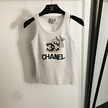 SUPER WHOLESALE | Embroidered Bow Knitted Tank Top