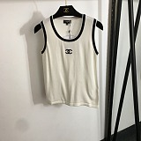 SUPER WHOLESALE |   Knitted Tank Top in Two Tones